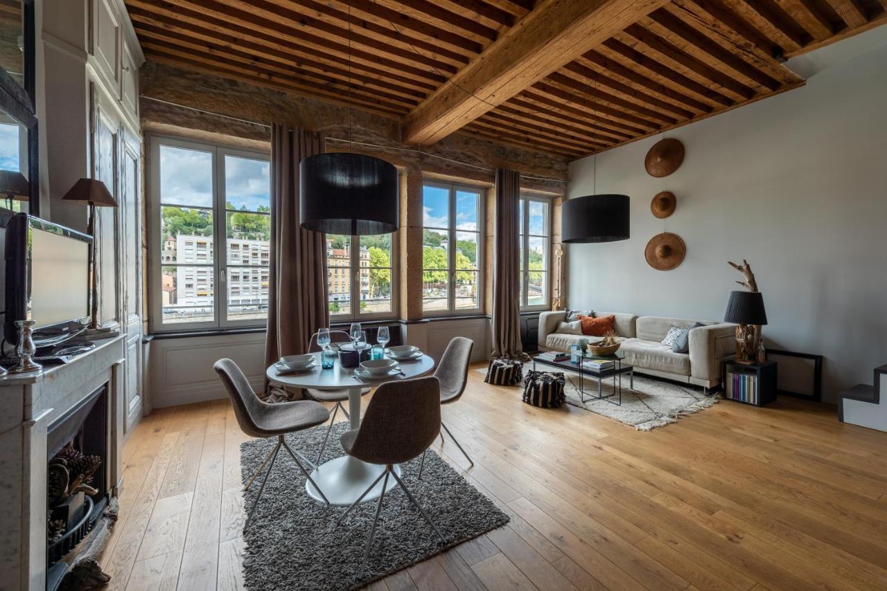 LE LOFT ETHNIC - Grand Studio avec magnifique vue Lyon Extérieur photo