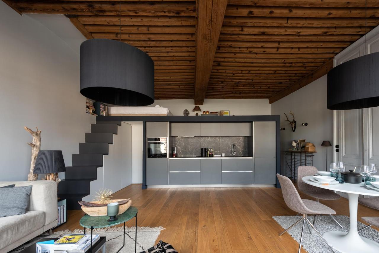 LE LOFT ETHNIC - Grand Studio avec magnifique vue Lyon Extérieur photo