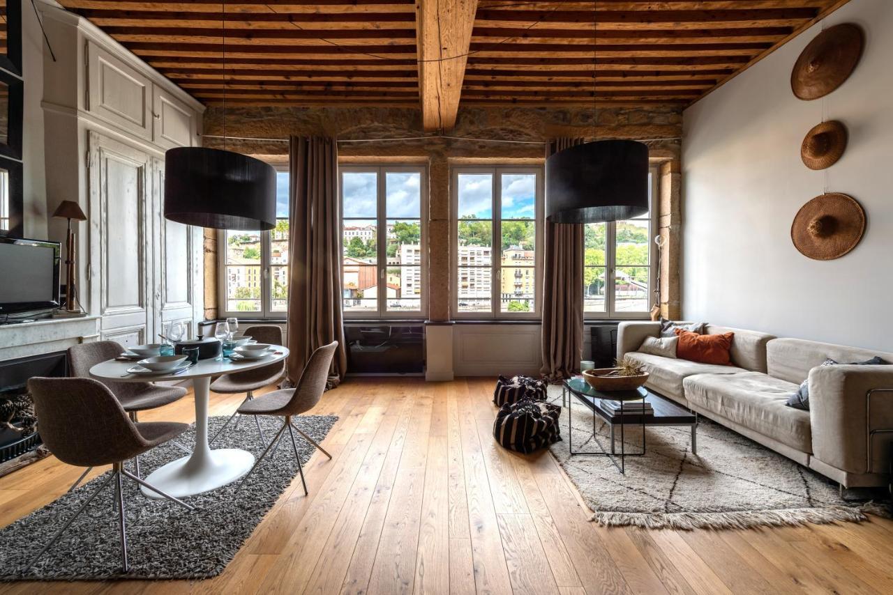 LE LOFT ETHNIC - Grand Studio avec magnifique vue Lyon Extérieur photo